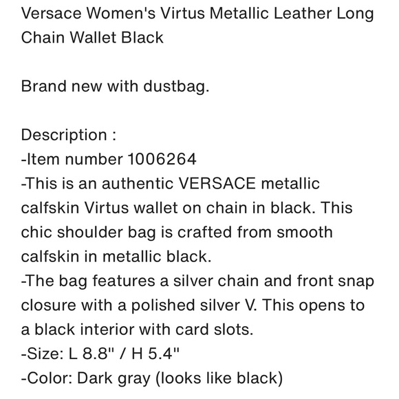 Versace Leather Clutch Crossbody - Picture 13 of 14